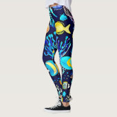 Kwallen en vissen: Deep Zee Delight Leggings (Links)