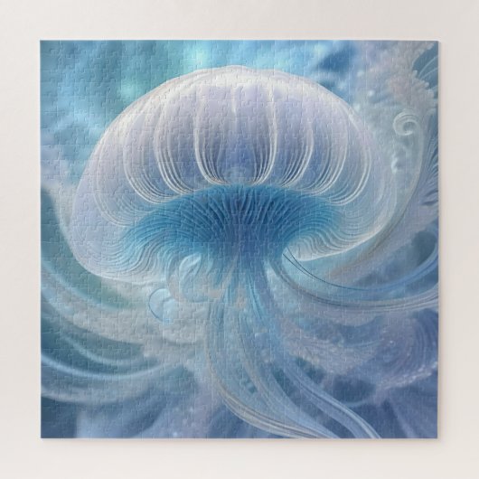Kwallen Fractal Art onder het Zee, Legpuzzel (Verticaal)