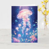 Kwallen Glowing Ghost of the Ocean Kaart (Gele Bloem)