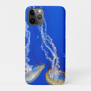 kwallen in blauw water Case-Mate iPhone case