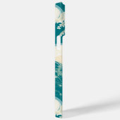 Kwallen in blauwe oceaan Zomerseizoen Monogram Case-Mate iPhone Case (Achterkant / Rechts)