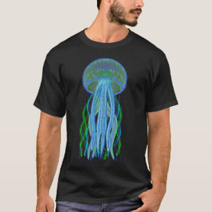 Kwallen in het blauw t-shirt