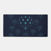 Kwallen in het diepe blauw bureaumat (Voorkant)