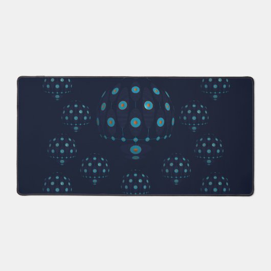 Kwallen in het diepe blauw bureaumat (Voorkant)