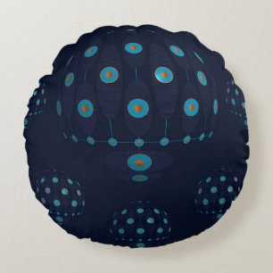 Kwallen in het diepe blauw rond kussen