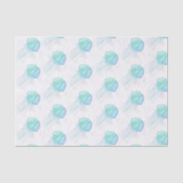 Kwallen in pastel tissuepapier