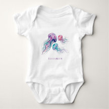 Kwallen in Turquoise en Paars Meisje Baby Shower