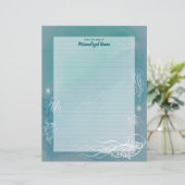 Kwallen Jive beklede papieren vellen (Staand voorkant)