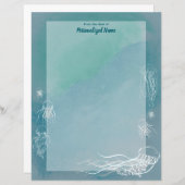 Kwallen Jive ongevoerde papieren vellen (Voorkant / Achterkant)