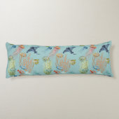 kwallen, koraal en vis lichaamskussen (Achterkant)