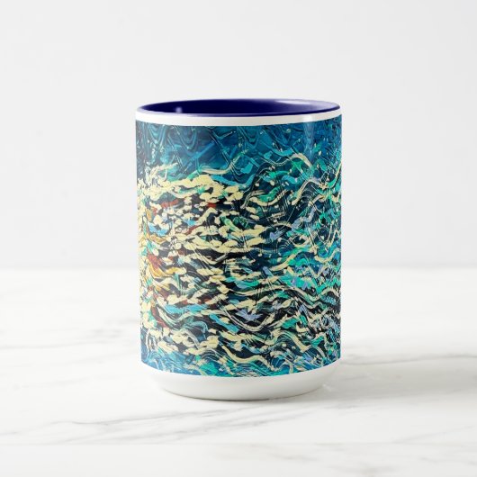 Kwallen Mok blauw (Midden)