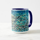 Kwallen Mok blauw (Voorkant rechts)