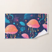 Kwallen Mozaïek Kleurrijk Gepersonaliseerd Patroon Bad Handdoek (Handdoek)