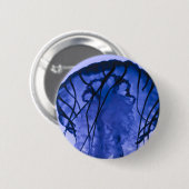 kwallen op blauw ronde button 5,7 cm (Voorkant /achterkant)