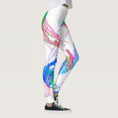Kwallen op wit - Leggings (Rechts)