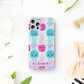 Kwallen Patroon, Leuke kwal, Zee, Jouw naam Case-Mate iPhone Case