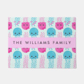 Kwallen Patroon, Leuke kwal, Zee, Jouw naam Deurmat (Voorkant)