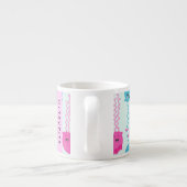 Kwallen Patroon, Leuke kwal, Zee, Jouw naam Espresso Kop (Achterkant)