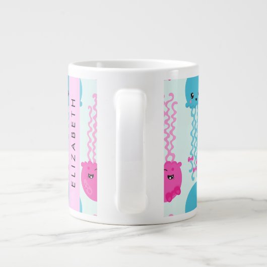 Kwallen Patroon, Leuke kwal, Zee, Jouw naam Grote Koffiekop (Achterkant)