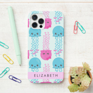 Kwallen Patroon, Leuke kwal, Zee, Jouw naam iPhone 12 Pro Hoesje