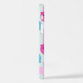 Kwallen Patroon, Leuke kwal, Zee, Jouw naam iPhone Hoesje (Linkerkant)