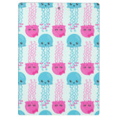 Kwallen Patroon, Leuke kwal, Zee, Jouw naam Klembord (Achterkant)