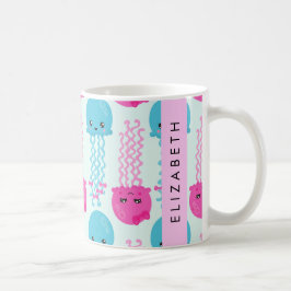 Kwallen Patroon, Leuke kwal, Zee, Jouw naam Koffiemok