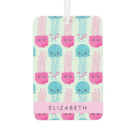 Kwallen Patroon, Leuke kwal, Zee, Jouw naam Luchtverfrisser (Achterkant)