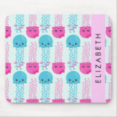 Kwallen Patroon, Leuke kwal, Zee, Jouw naam Muismat (Voorkant)