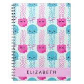 Kwallen Patroon, Leuke kwal, Zee, Jouw naam Notitieboek (Voorkant)