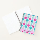 Kwallen Patroon, Leuke kwal, Zee, Jouw naam Notitieboek (Binnen)