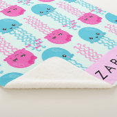 Kwallen Patroon, Leuke kwal, Zee, Jouw naam Sherpa Deken (3/4)