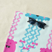 Kwallen Patroon, Leuke kwal, Zee, Jouw naam Strandlaken (In situ)