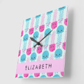 Kwallen Patroon, Leuke kwal, Zee, Jouw naam Vierkante Klok (Hoek)