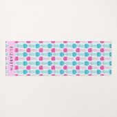 Kwallen Patroon, Leuke kwal, Zee, Jouw naam Yogamat (Achterkant (horizontaal))