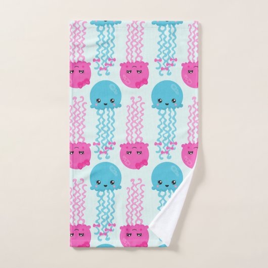 kwallen Patroon, schelvis, Zeeen Bad Handdoek (Handdoek)
