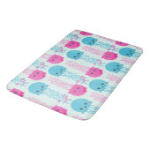 kwallen Patroon, schelvis, Zeeen Badmat (Gekanteld)