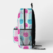 kwallen Patroon, schelvis, Zeeen Bedrukte Rugzak (Rechts)