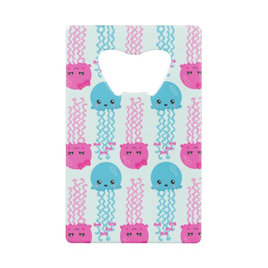 kwallen Patroon, schelvis, Zeeen Creditkaart Flessenopener (Voorkant)