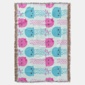 kwallen Patroon, schelvis, Zeeen Deken (Voorkant Verticaal)