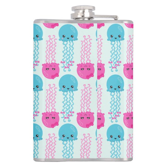 kwallen Patroon, schelvis, Zeeen Heupfles (Achterkant)