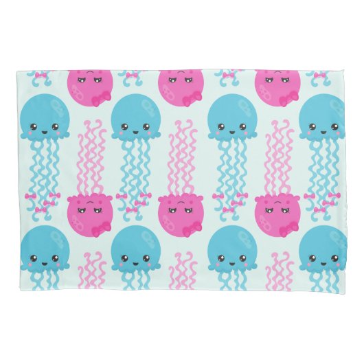 kwallen Patroon, schelvis, Zeeen Kussensloop (Voorkant)