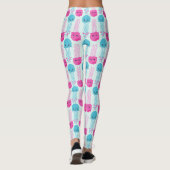 kwallen Patroon, schelvis, Zeeen Leggings (Achterkant)