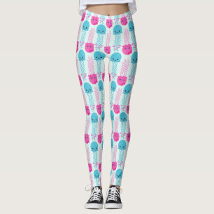 kwallen Patroon, schelvis, Zeeen Leggings