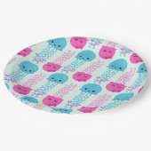 kwallen Patroon, schelvis, Zeeen Papieren Bordje (Gekanteld)