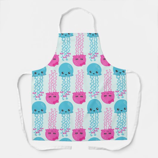 kwallen Patroon, schelvis, Zeeen Schort (Voorkant)