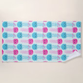 kwallen Patroon, schelvis, Zeeen Strandlaken (Voorkant)