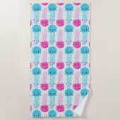 kwallen Patroon, schelvis, Zeeen Strandlaken (Voorkant)