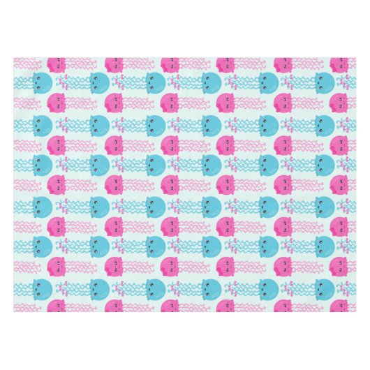 kwallen Patroon, schelvis, Zeeen Tafelkleed (Voorkant (Horizontaal))