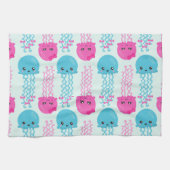 kwallen Patroon, schelvis, Zeeen Theedoek (Horizontaal)